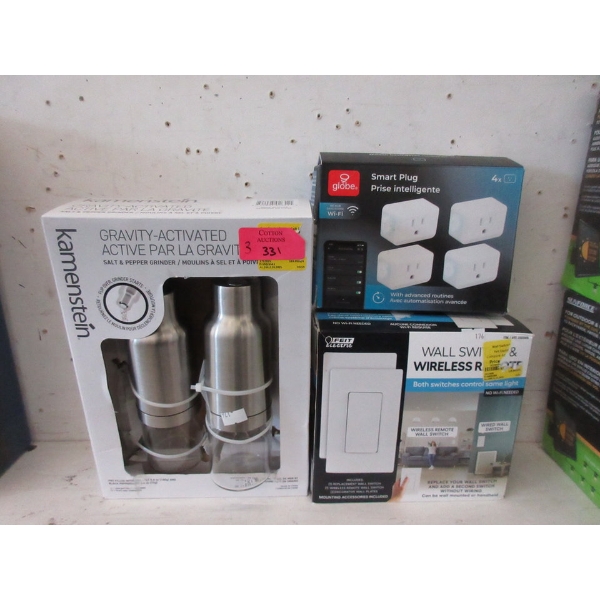 Salt & Pepper Grinders, Smart Plugs & Wall Switches