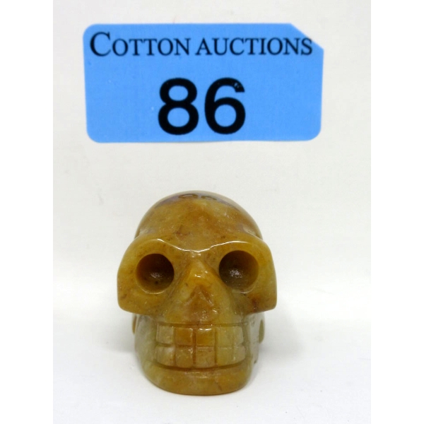 262 Carat Aventurine Hand-Carved Skull