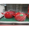 Image 1 : 2 Tramontina Enamel Cast Iron Dutch Ovens  