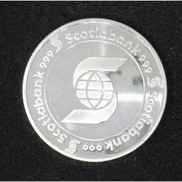 5 Oz .999 Silver Scotiabank Investor Round 