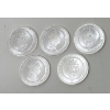 Image 2 : 5 x 1/10 Oz .999 Silver New Guinea Coins