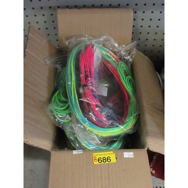 8 Sets of 12 New 10' Neon USB to Micro Cables 