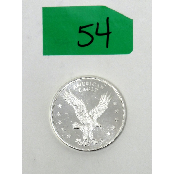 1 Oz .999 Silver American Eagle Round 