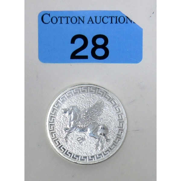 1 Oz .999 Silver 2023 Pegasus Coin 
