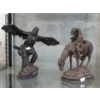 Image 2 : Shelf Lot of Statues and Brass Collectibles