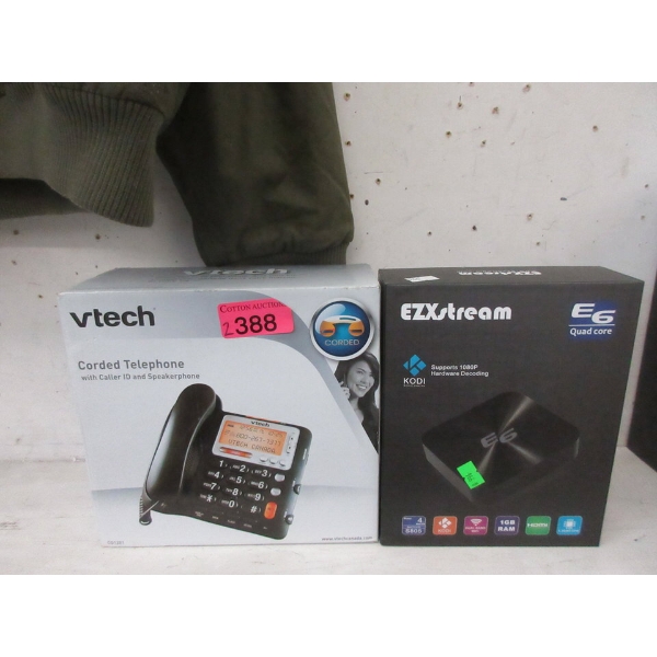 Vtech Corded Phone & EZXstream Streaming Device