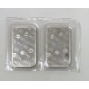 Image 2 : Uncut 2 x 1/2 Oz .999 Silver Pan American Bars 