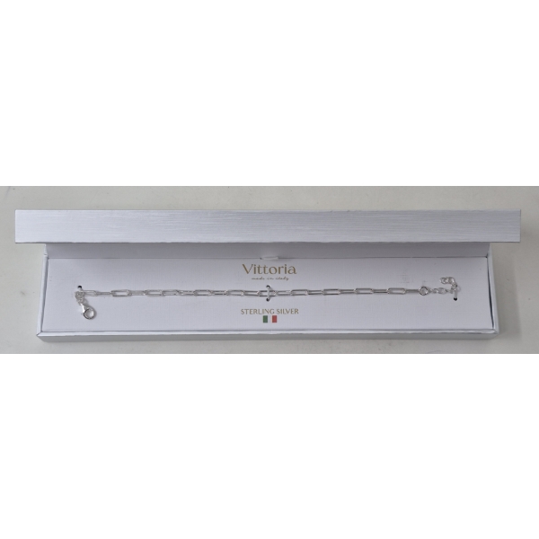 BNIB Ladies Sterling Silver Italian Bracelet 