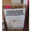 Image 1 : Gold 4-Light Bathroom Vanity Light in Box