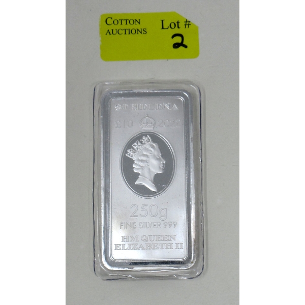 8 Oz/250 Gram .999 Silver Legal Tender Coin 