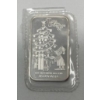 Image 1 : 1 Oz .999+ Silver 1988 Merry Christmas Bar 