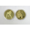 Image 2 : 5 x Gold Clad NUDE Girl Art Rounds 