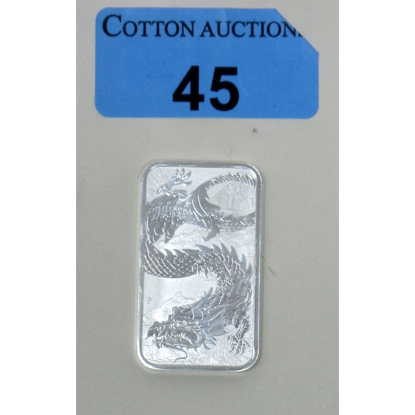 1 Oz .9999 Silver 2023 Legal Tender Dragon Coin 