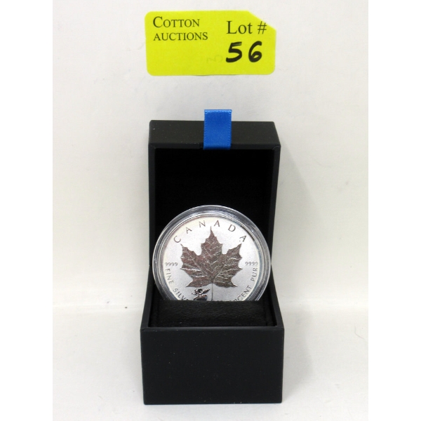 1 Oz .9999 Silver 2017 Maple Leaf Coin 