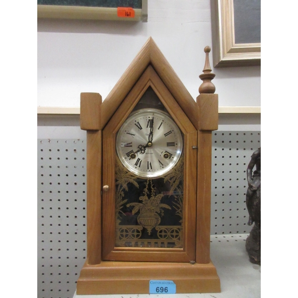 Vintage Sabre 31-Day Pendulum Steeple Clock 