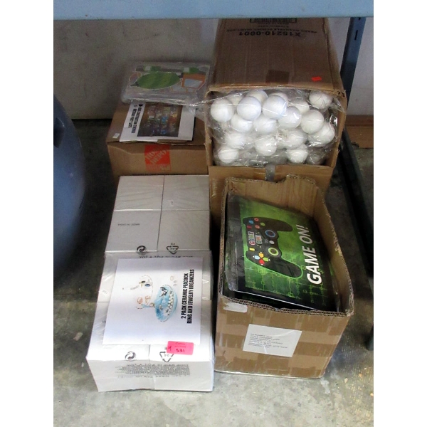 4 Box Lot of Assorted New Merchandise