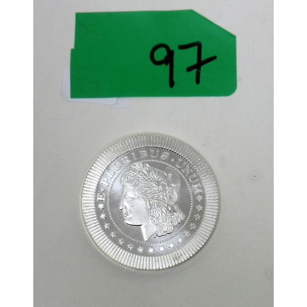 1 Oz .999 Silver E.Pluribus.Unum Round 