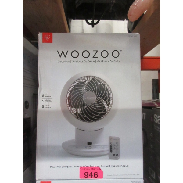 Woozoo Desktop Globe Fan with Remote