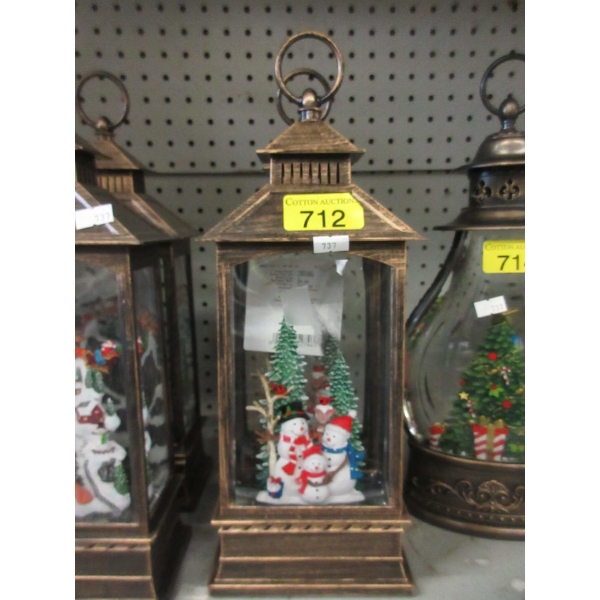 LED Illuminated Holiday Lantern - Battery Operated