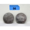Image 1 : 2 x 1 Oz .999 Fine Titanium Buffalo USA Round