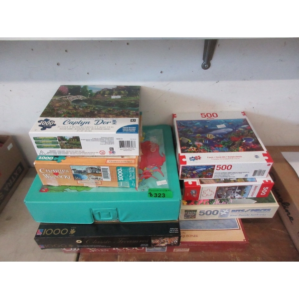 8 Assorted Jig Saw Puzzles in Boxes
