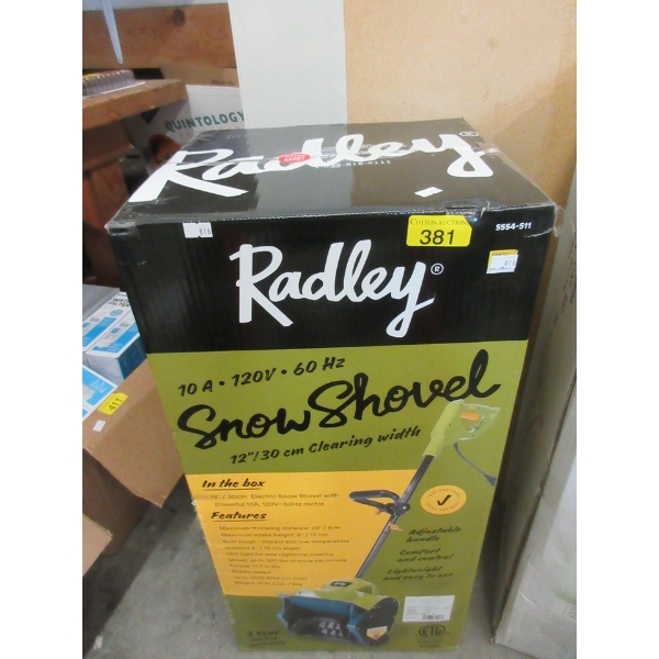 Radley 12" Electric Snow Shovel in Box