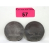 Image 1 : 2 x 1 Oz .999 fine Titanium Buffalo USA Rounds