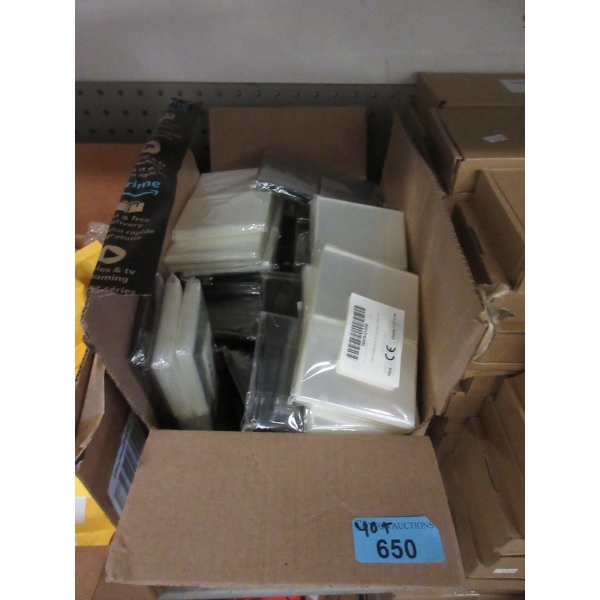 Box of New Trading Card Sleeves 