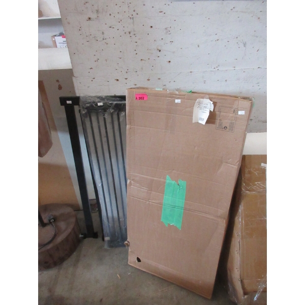 Metal Baby Gate & Neat Freak Laundry Hamper