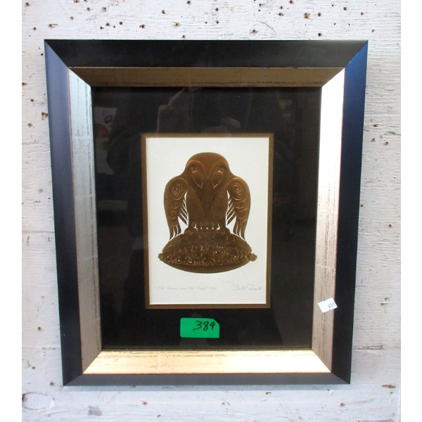 Bill Reid Foil Print "The Raven & The First Men"