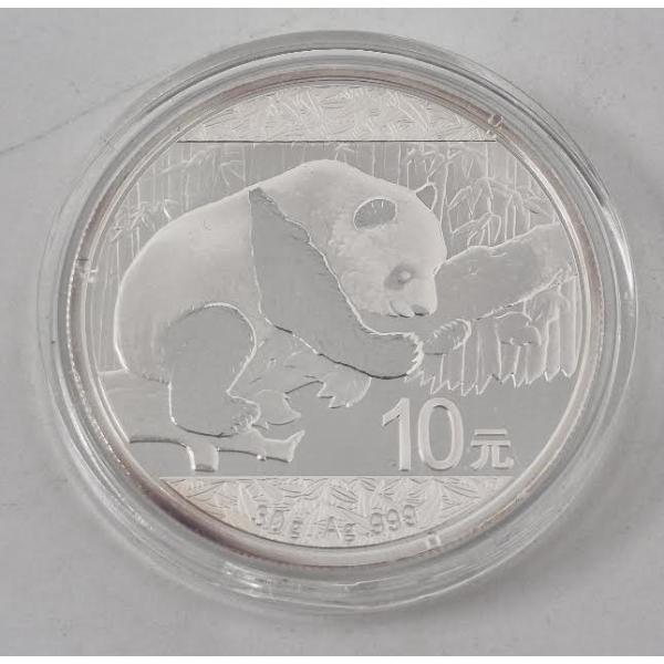 1 Ounce .999 Silver Panda Coin
