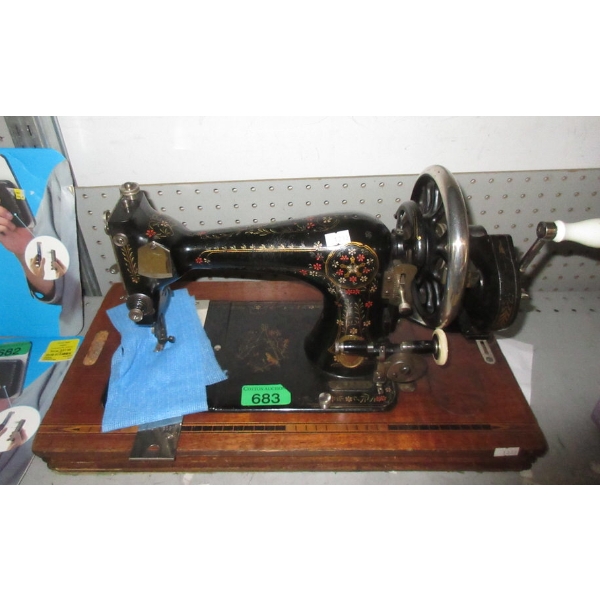 Antique Tittel & Nies Matador Sewing Machine 