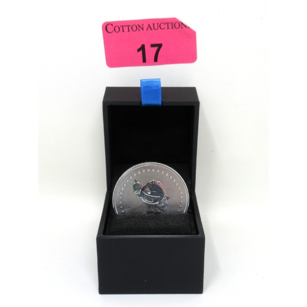 1 Oz .999 Silver PAC-MAN 2-Sided Round 