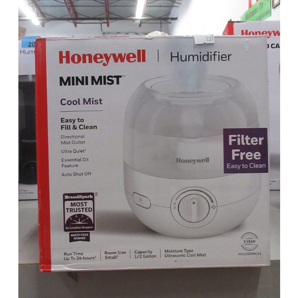 Honeywell Mini Mist Cool Mist Humidifier - White
