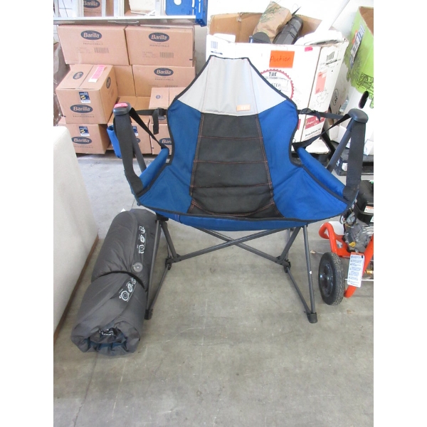 Swinging Hammock Chair & Inflatable Sleep Pad