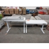 Image 1 : 2 Electric Height Adjustable Desks & 1 Desk Top
