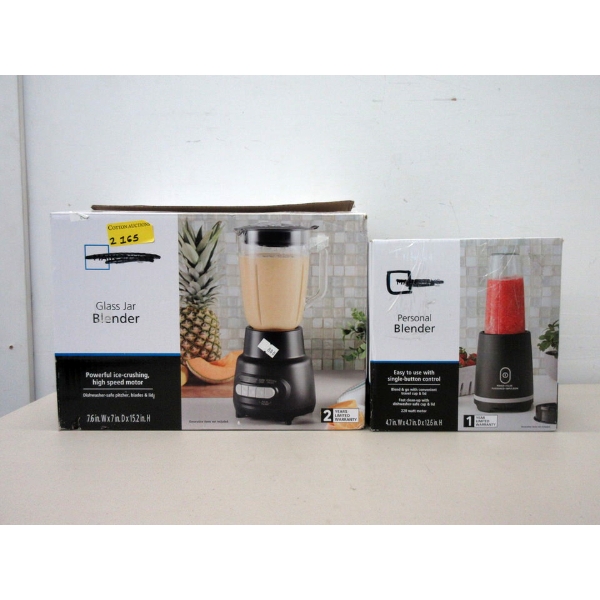 Mainstays Glass Jar Blender & Personal Blender
