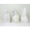 Image 1 : 3 Selenite Crystal Healing Towers - Tallest 6.5"