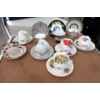 Image 1 : 9 Vintage Tea Cup & Saucer Sets - Preowned