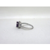 Image 2 : New Purple Amethyst & Diamond Ring