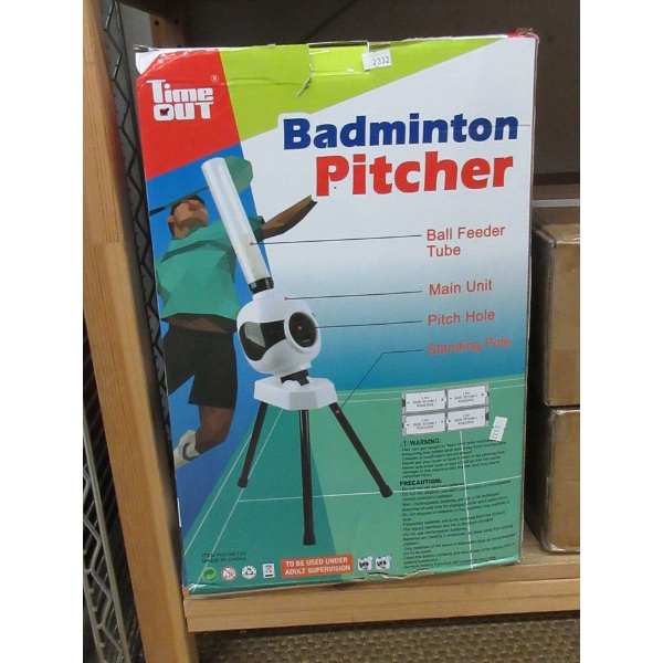 Time Out Badminton Birdie Pitcher
