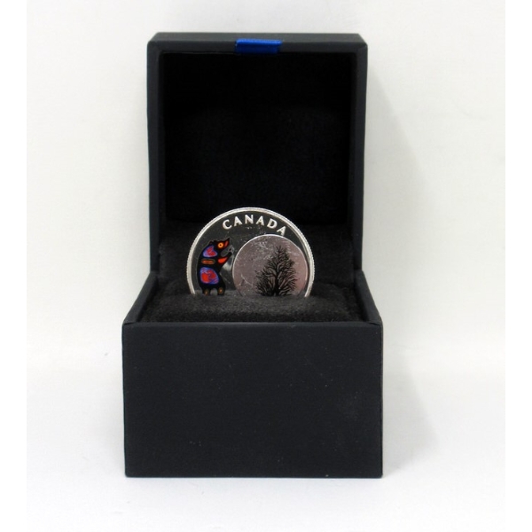 1/4 Oz .9999 Silver 2018 Falling Leaves Moon Coin  