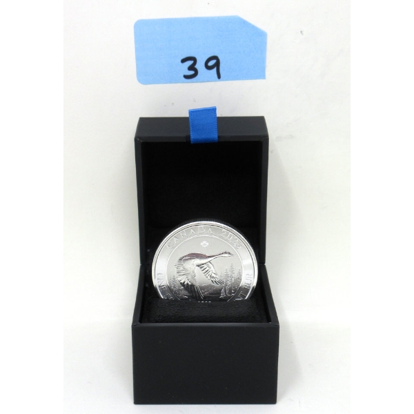 2 Oz .9999 Silver Canada Goose Coin 