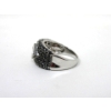 Image 7 : Three .925 Sterling Silver Crystal Gemstone Rings