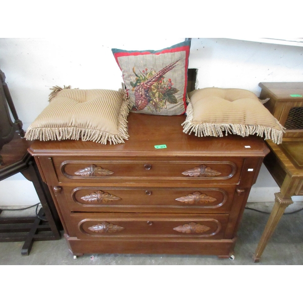 Antique East Lake Dresser with Mustache Pulls