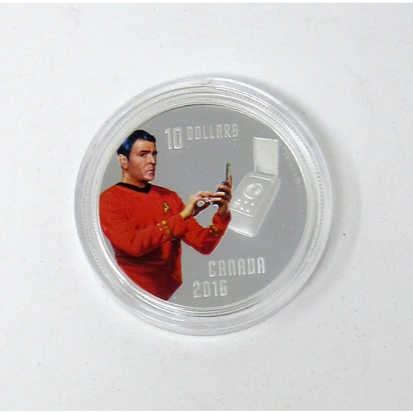 2016 .9999 Silver 1/2 Oz Star Trek Scotty Coin 