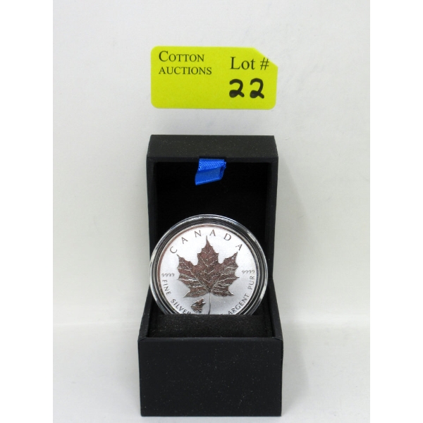 1 Oz .9999 Silver 2013 Maple Leaf Coin 
