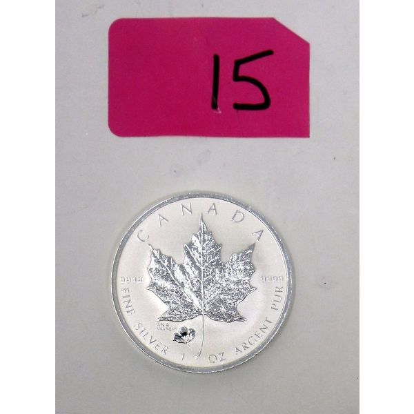 1 Oz .9999 Silver 2016 California State Flower The Poppy Privy Maple Leaf Coin 
