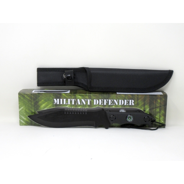 New Militant Defender Survival Knife with 6.5" Blade