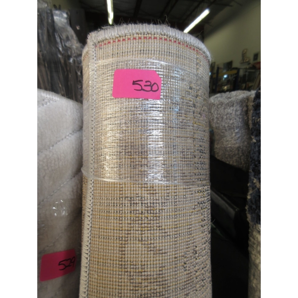 5' x 7' Silvery Low Pile Area Carpet